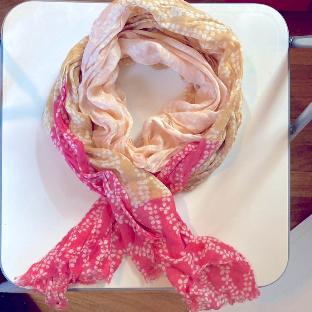 Ann Taylor Loft floral scarf